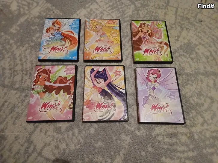 Myydään Winx Club dvd