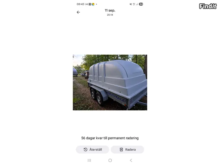 Säljes Trailer