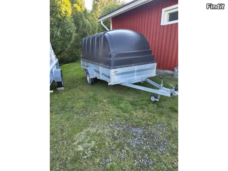 Säljes 2 st bilsläpvagnar med kipp samt kurer säljes