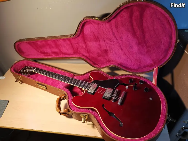 Säljes Gibson ES-335 Dot Reissue 1989  Cherry  Originalskick  OHSC