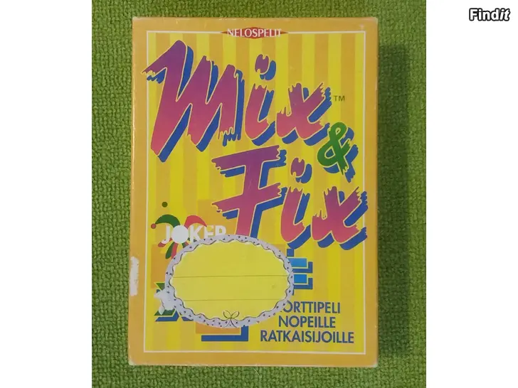 Myydään Mix ja Fix korttipeli nopeille ratkaisijoille -Nelospeli 1995 hinta 5e