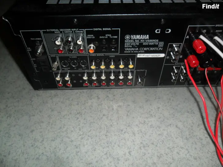 Myydään yamaha  natural sound av reveicer rx-v595 rds