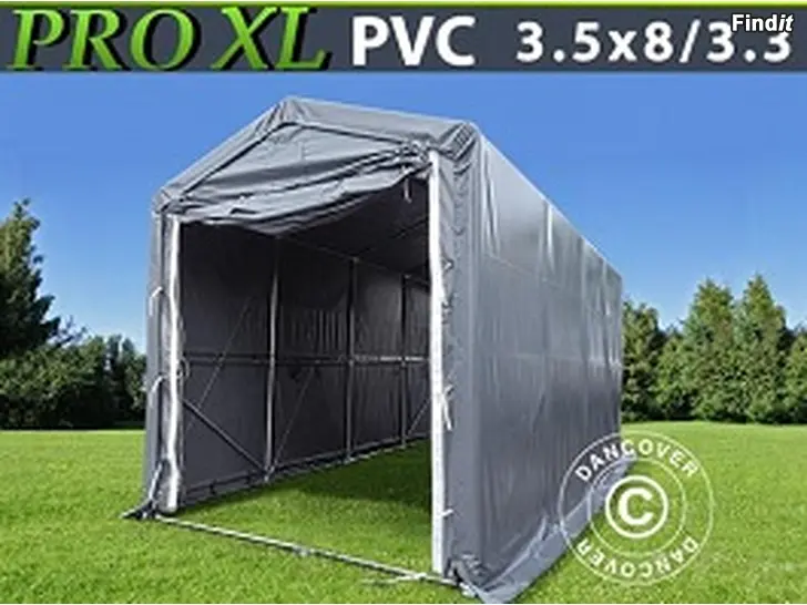 Myydään Båthall PRO XL 3,5 x 8 x 3,3 x 3,94 m PVC Grå