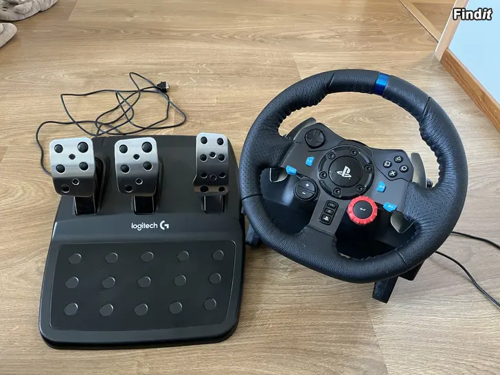 Säljes Logitech G29 rattiohjain ja polkimet