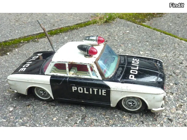 Myydään Vanha Japanilainen Ichiko Police peltiauto