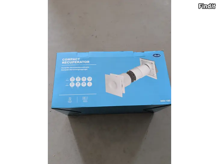 Myydään Awenta HRV100 ventilationsfläkt