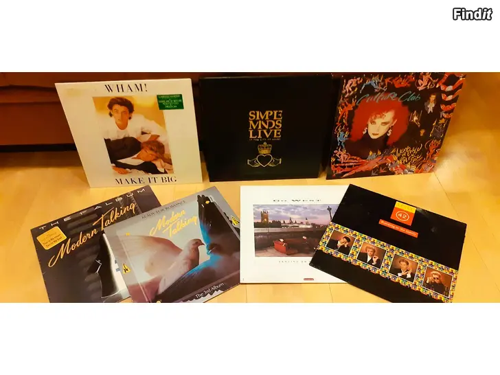 Myydään LP-levyjä kasa 1/3