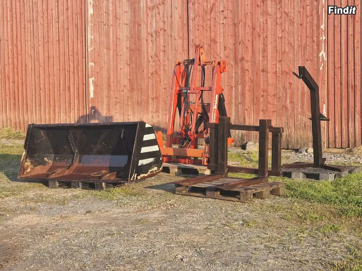 Myydään ESA 1500 Takanostin + työlaitteet