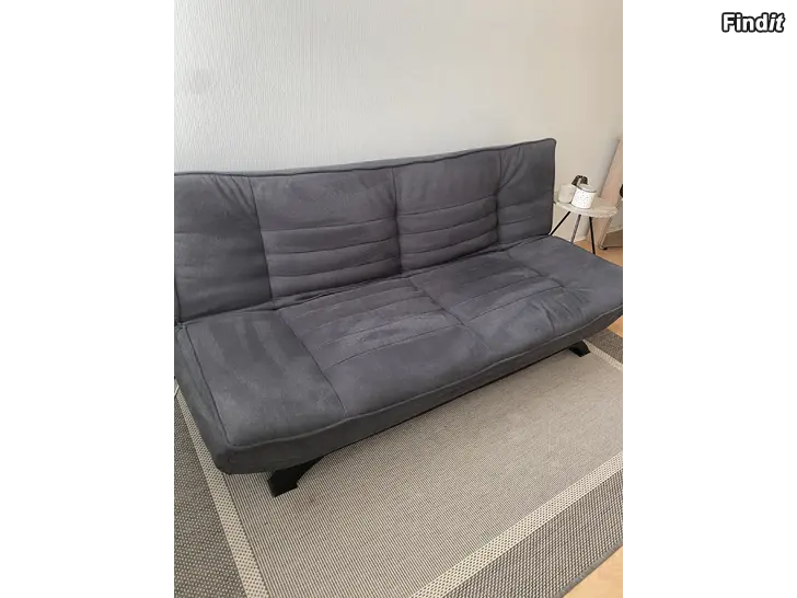 Säljes Mörkgrå bäddsoffa