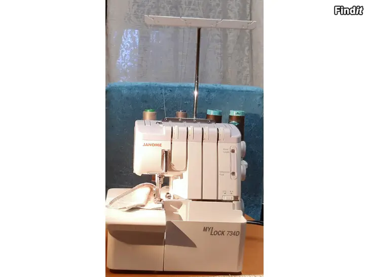 Myydään Janome MyLock 734D saumuri valkoinen
