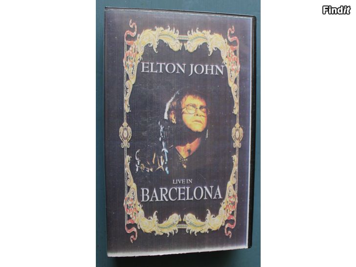 Säljes Elton John Live In Barcelona. VHS