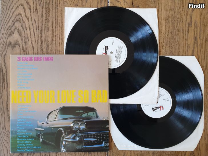 Säljes Various, Need your love so bad. Vinyl 2LP
