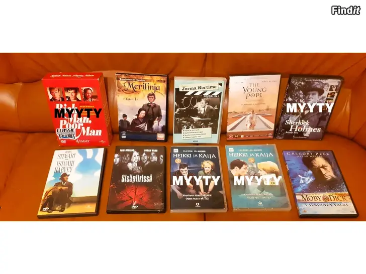 Myydään Elokuvia Hudson Hawk,Die Hard,Merilinja,Get Shorty yms