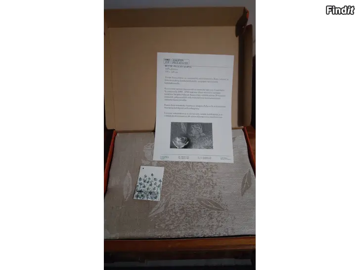 Myydään Jokipiin pellava pöytäliina. 150×200cm