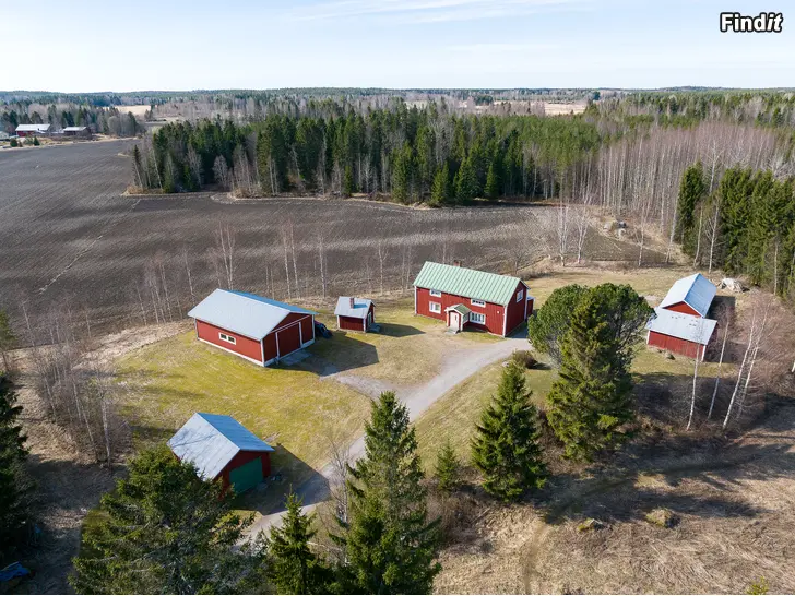 Säljes Gård med egnahemshus och verkstad, 2,55 ha