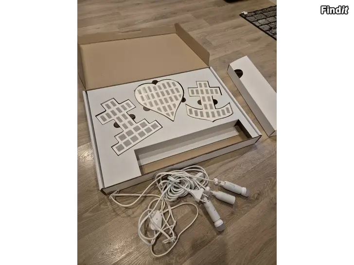 Säljes Tro, hopp och kärlek belysning