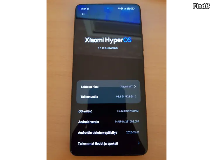 Myydään Xiaomi 11t