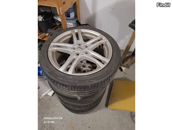 Säljes 18 fälgar sommardäck