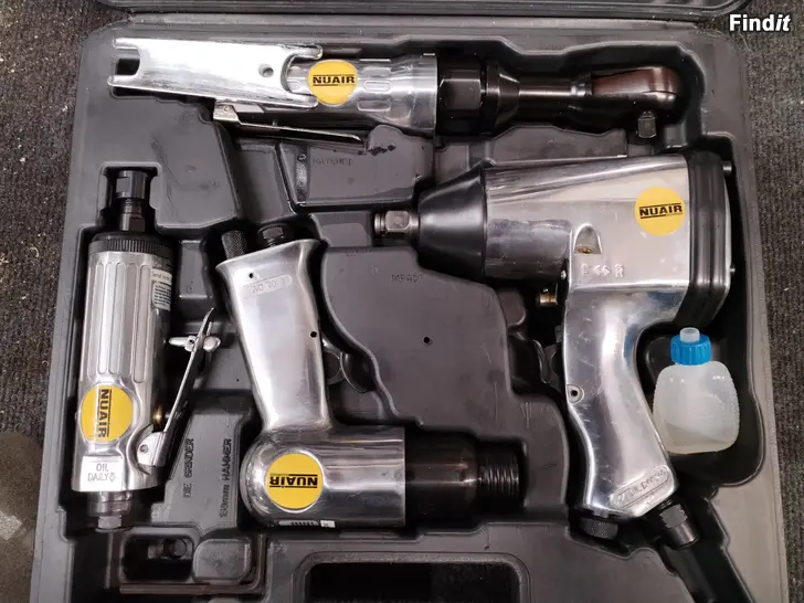 Myydään NUAIR paineilmatyökalusarja