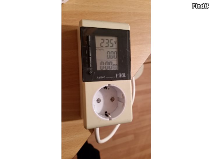 Myydään Energiankulutusmittari ETECH PM300