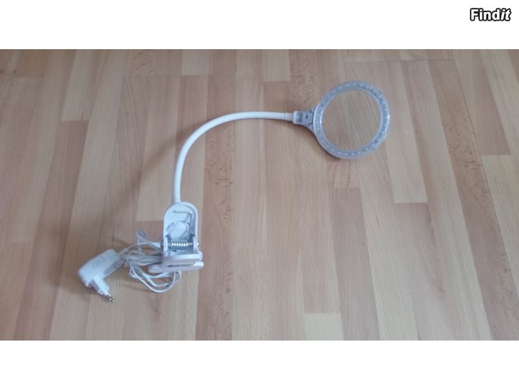 Säljes Airam suurennuslasi-valaisin loop clip 3D valkoinen -15e