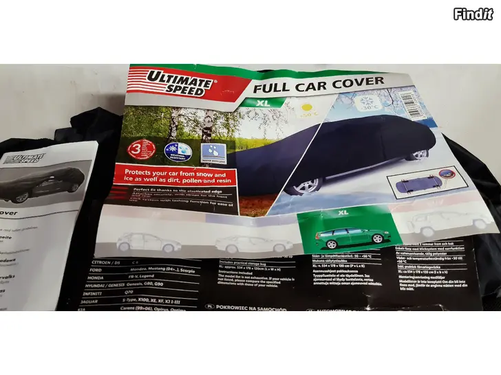 Myydään Auton suojapeite Ultimate Speed Full Car Cover XL