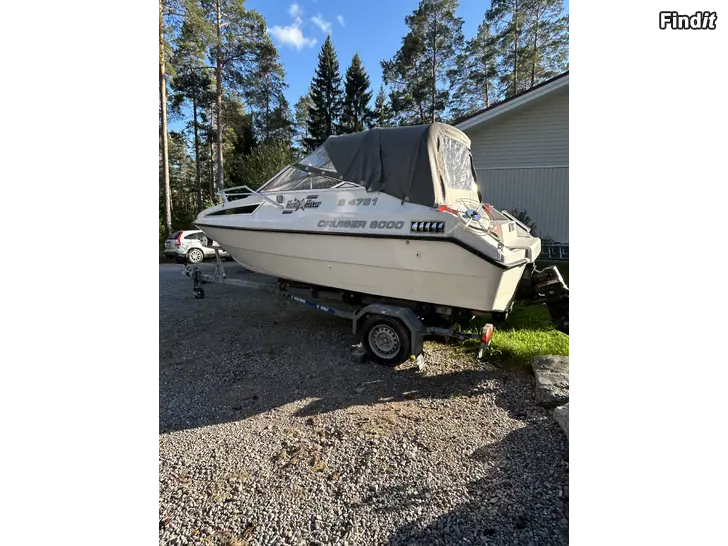 Myydään Seastar cruiser 6000 med släp