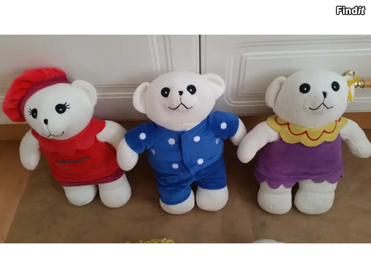 Myydään TiTi-Nallet 3kpl  Ti-Ti - Tau ja Äiti-nalle
