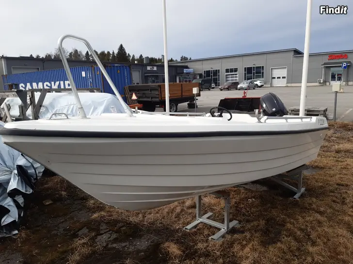 Myydään Fire 430 pulpeettivene + Tohatsu MFS30 -24