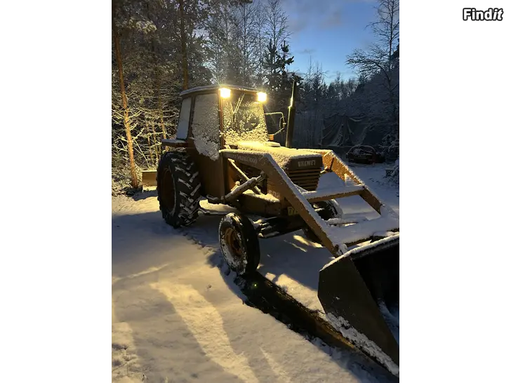 Säljes Valmet 502, frontlastare, schaktblad