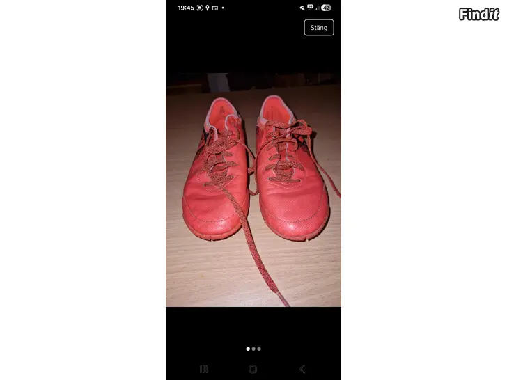 Säljes Fotbollsskor 36