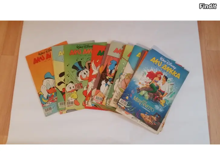 Myydään Aku Ankka lehdet 1990-1991 18kpl  -hinta 4e