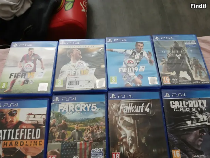 Myydään Ps4 pelejä 8kpl ja elokuvia/sarjoja 6kpl