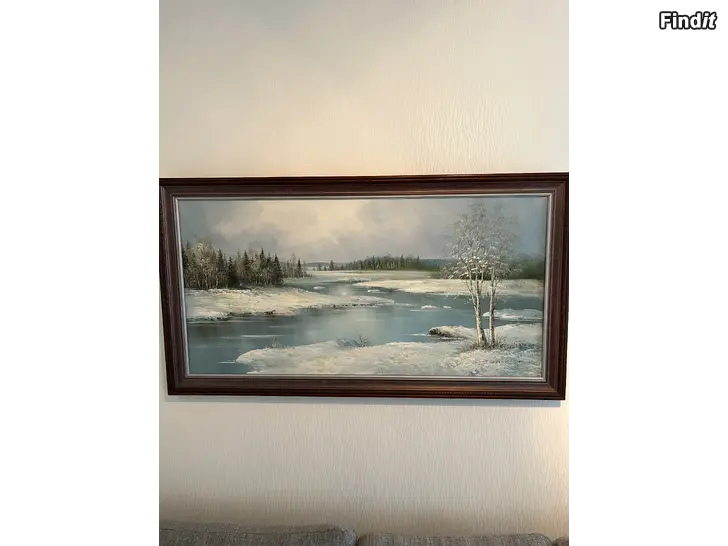 Myydään Hieno maisema öljyvärimaalaus