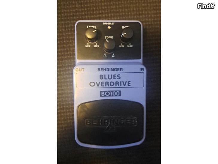 Myydään Behringer BO100 Blues Overdrive