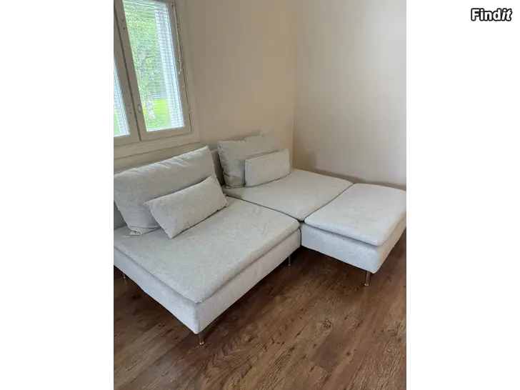 Säljes Söderhamn soffa - två delar - Gunnared beige
