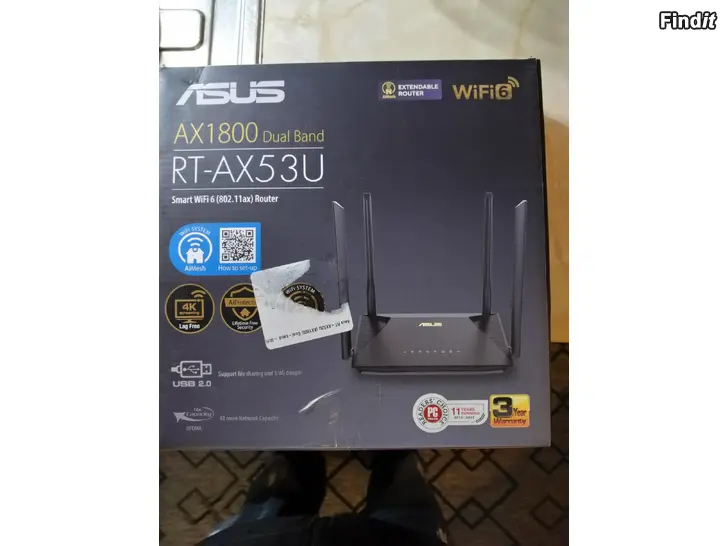 Myydään asus ax1800