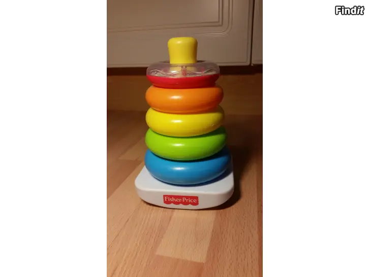 Säljes Fisher Price pinottavat renkaat 6e