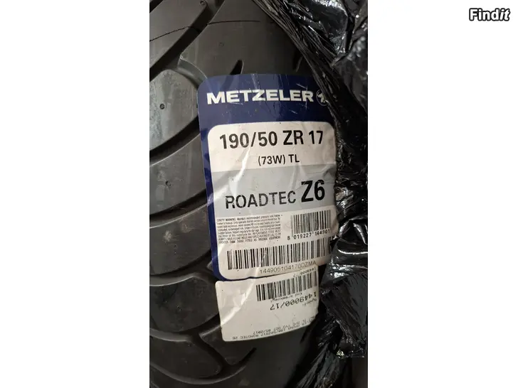 Säljes Motorcykeldäck 190/50 17 Metzeler Z6