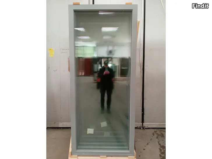 Säljes Fönster ICC-369, PVC82, 990x2290, Vit/Grå, 3K4 FIX