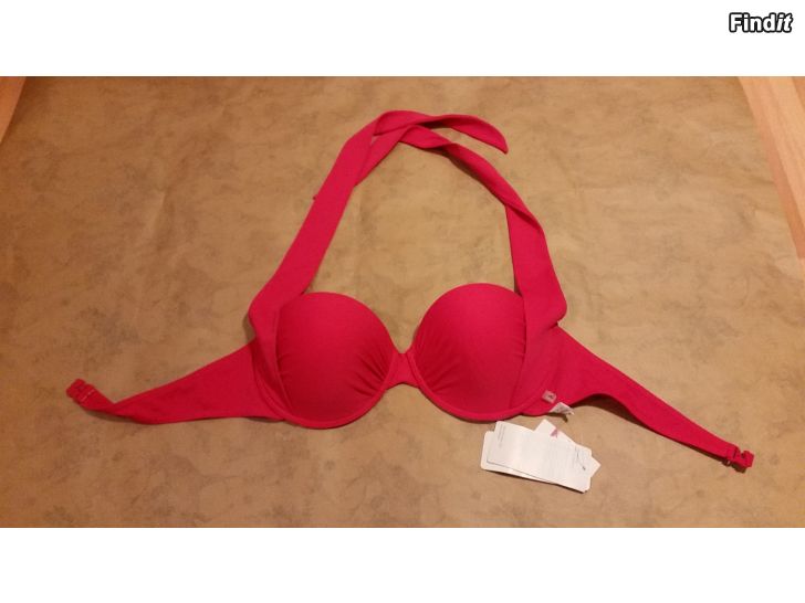 Myydään Bikini yläosa XL punainen cherry  -4e