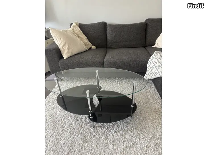 Säljes Soffbord i glas