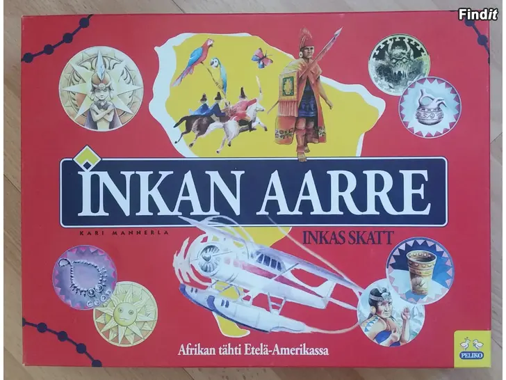 Myydään Inkan Aarre Peliko - perhepeli -hinta 10e
