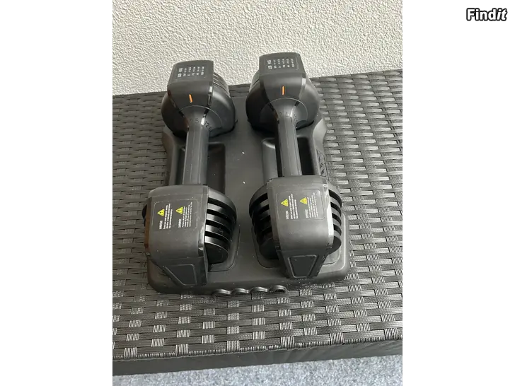 Säljes Justerbara hantlar 2x6kg Gymsport Advance Black