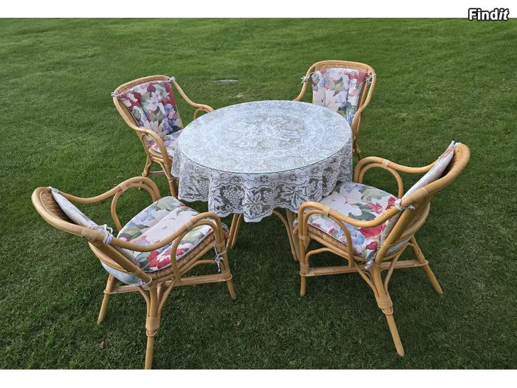 Säljes Rotting möblemang