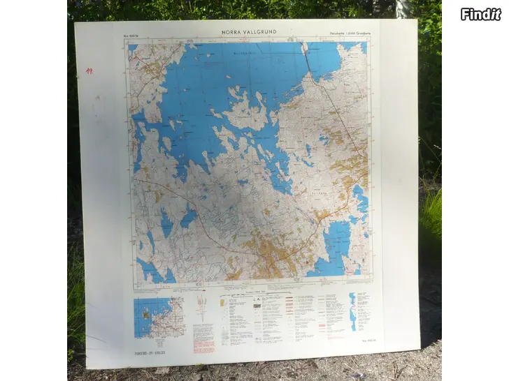 Myydään peruskarttoja Vaasan rannikolta