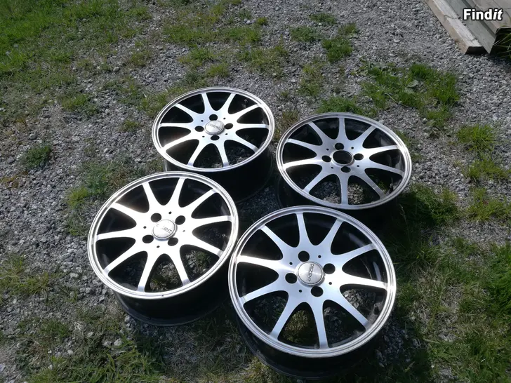 Säljes 4 stycken .Dezent 16 tum aluminium Fälgar
