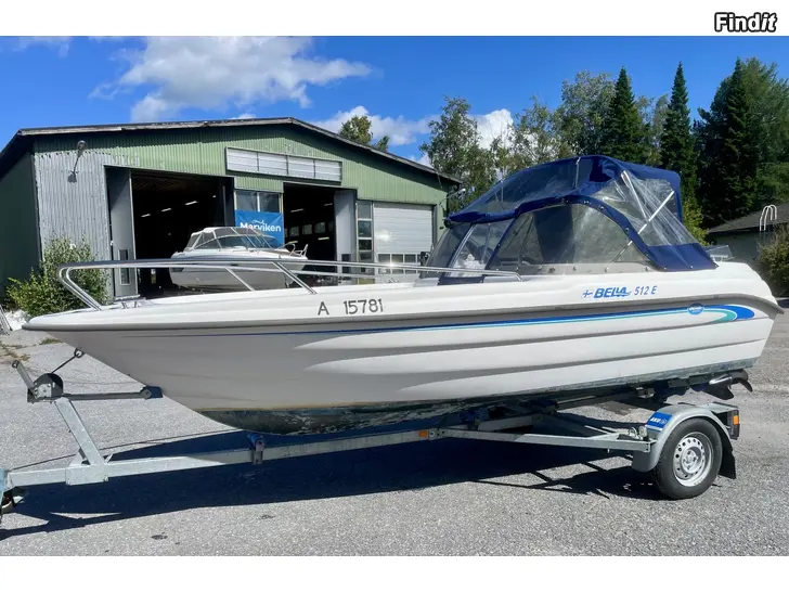Myydään Bella 512e Evinrude 70