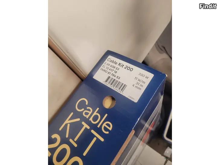 Myydään Lattialämmityskaapelisarja Cable Kit 200