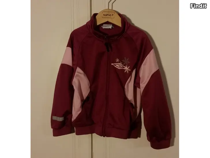 Myydään Verkkatakki UMBRO 104 viininpun 2e